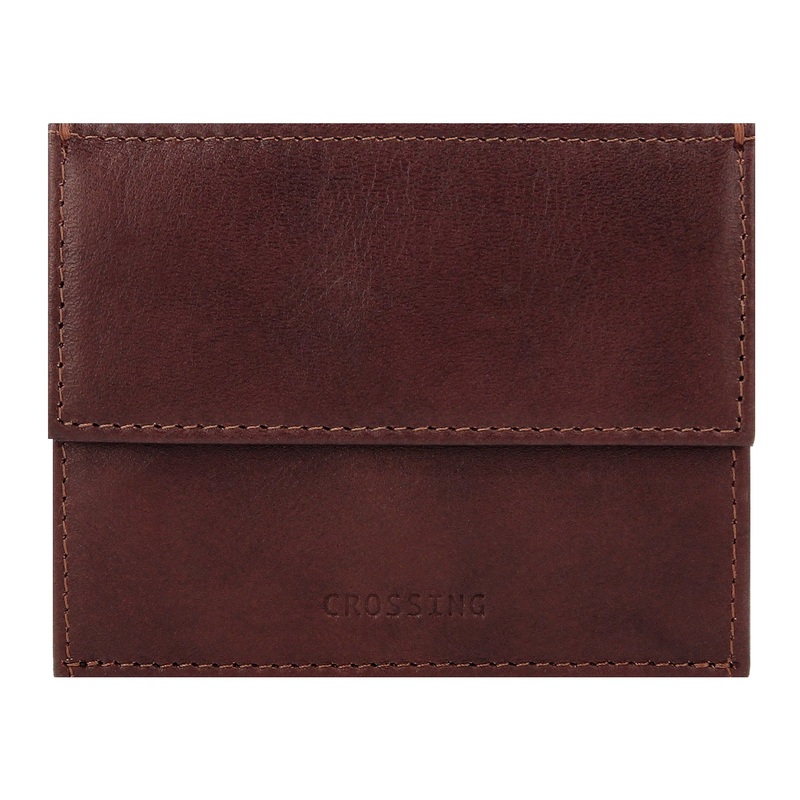 Crossing Vintage Leather Coin Pouch With Card Case - Kastine