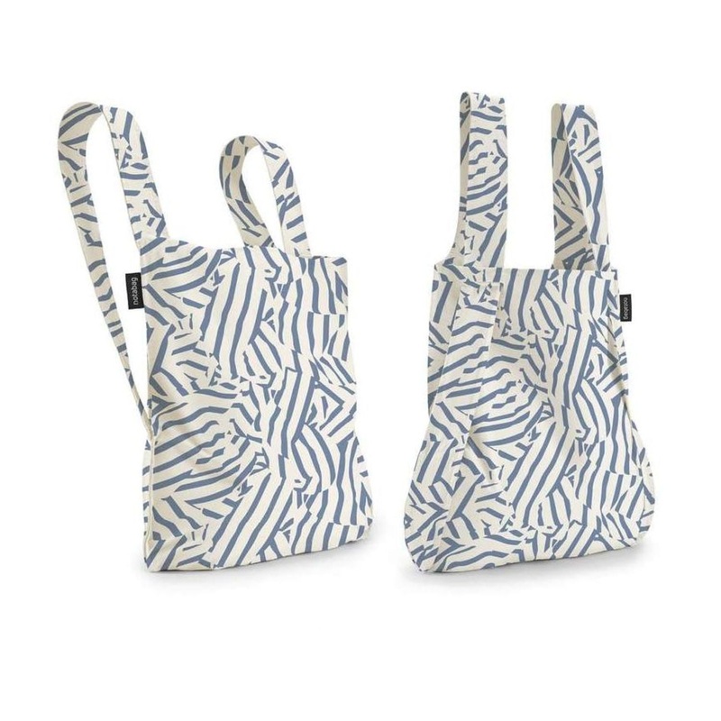 Notabag Original Convertible Tote Backpack - Blue Twist