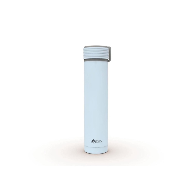 Oasis Skinny Mini Insulated Water Bottle 250ML Matte - Periwinkle