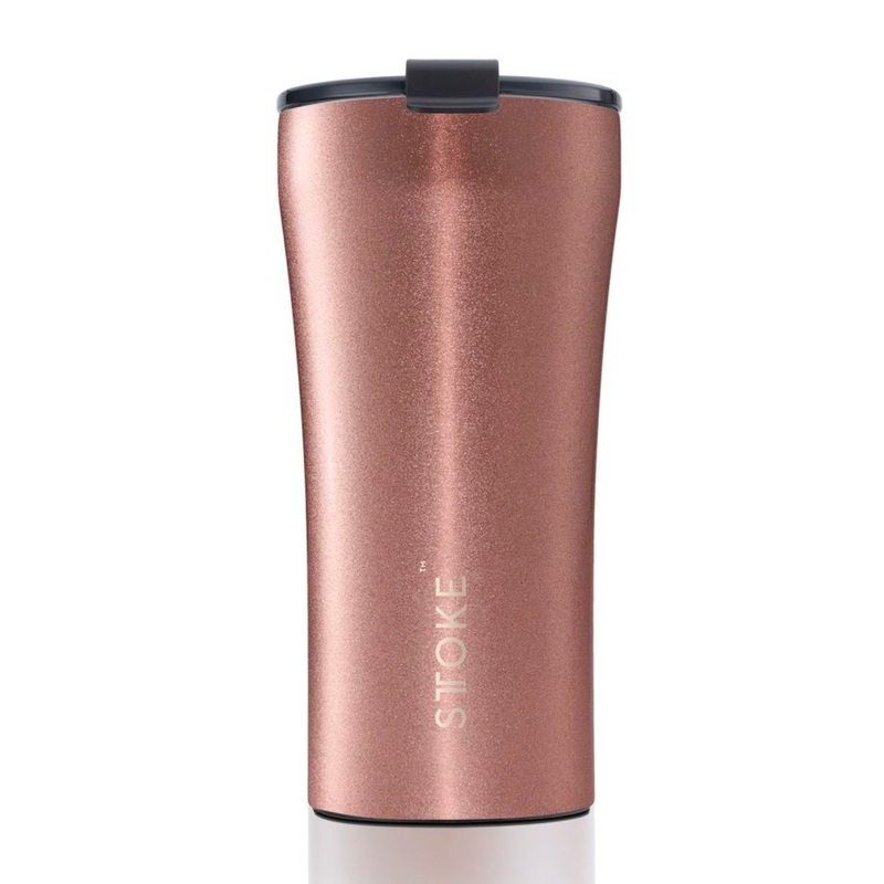 STTOKE Limited Edition Leakproof Ceramic Insulated Cup 16oz - Blush Rose