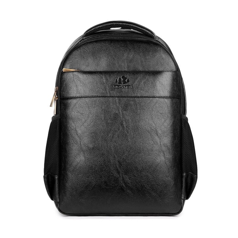 THE CLOWNFISH 15.6 inch Laptop Backpack - Water Resistant, Adjustable Straps | School & Travel Use | Black
