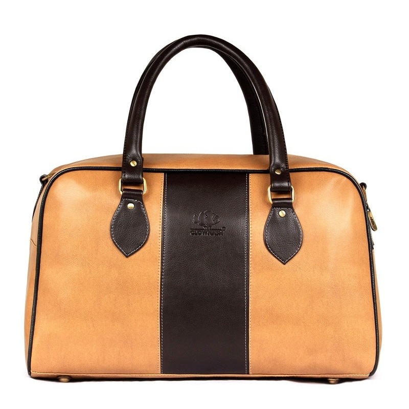 The Clownfish Ambiance Series Duffle Bag - Stylish & Practical | Removable Strap | 1102cm | Beige