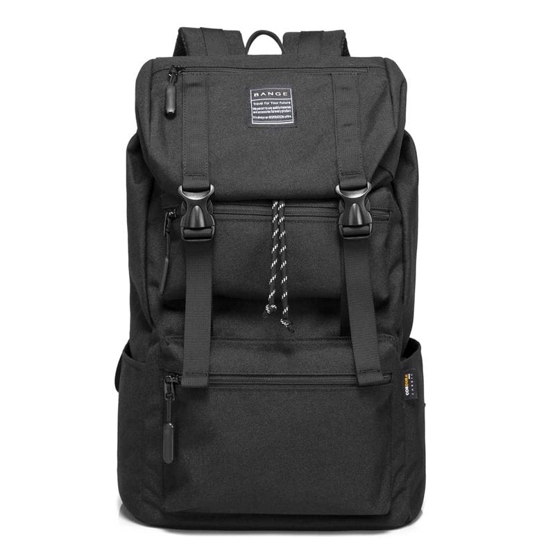 THE CLOWNFISH Water Resistant Laptop Backpack - Spacious Compartment | Adjustable Straps | 15.6 inch | Black