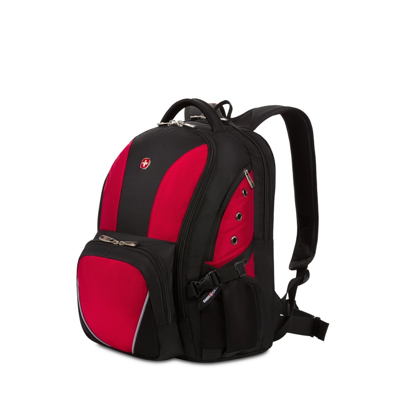 SWISSGEAR 1592 Laptop Backpack in Black/Red