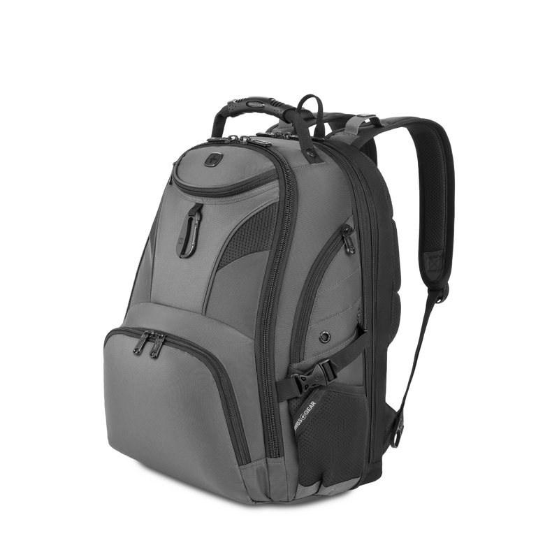 SWISSGEAR 1900 Embroid ScanSmart Laptop Backpack in Dark Grey