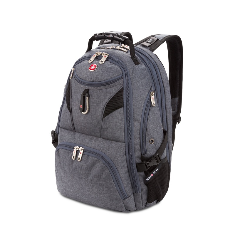 SWISSGEAR 1900 Embroid ScanSmart Laptop Backpack in Grey