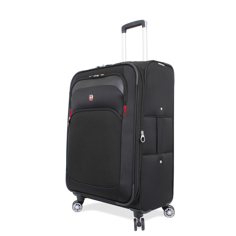SWISSGEAR 6126 Medium Checked Spinner in Black
