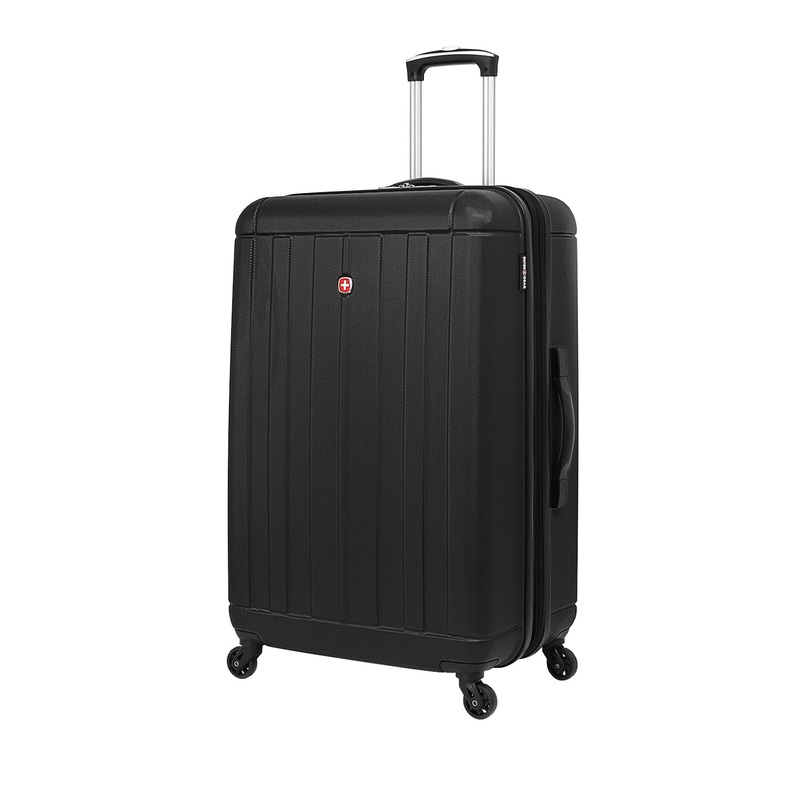 SWISSGEAR 6297 Large Checked Spinner in Black