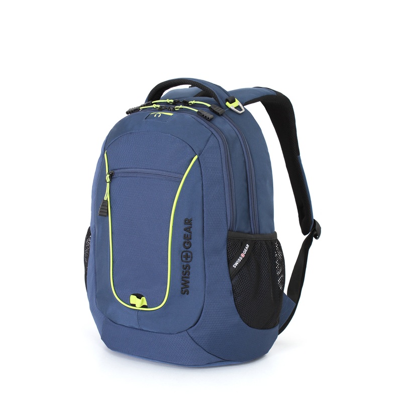 SWISSGEAR 6601 Laptop Backpack in Blue/Lime