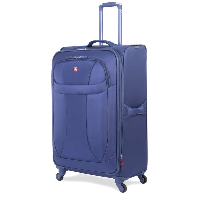 SWISSGEAR 7208 Large Checked Spinner in Blue