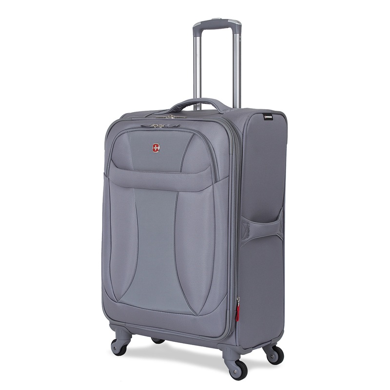 SWISSGEAR 7208 Medium Checked Spinner in Grey