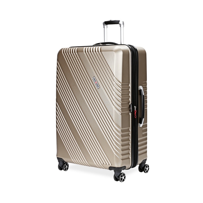 SWISSGEAR 7788 Large Checked Spinner in Champagne