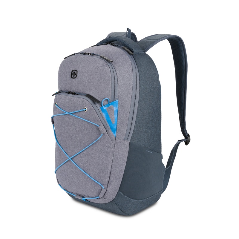 SWISSGEAR Bungee Pro Laptop Backpack in Light Grey/Dark Grey