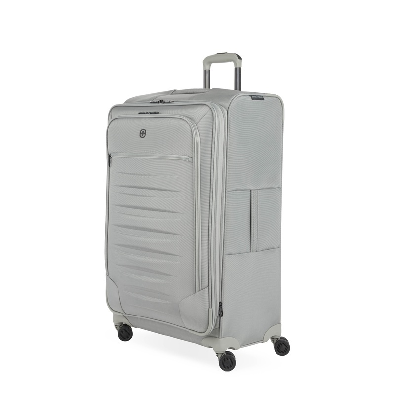 SWISSGEAR Checklite II Large Checked Spinner in Grey