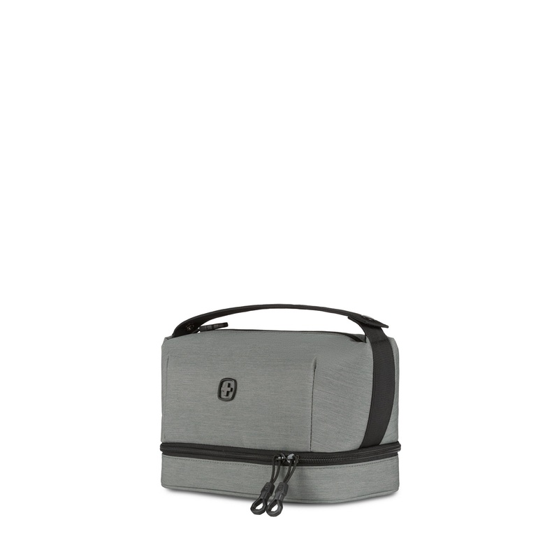 SWISSGEAR Drop Bottom Dopp Kit in Grey