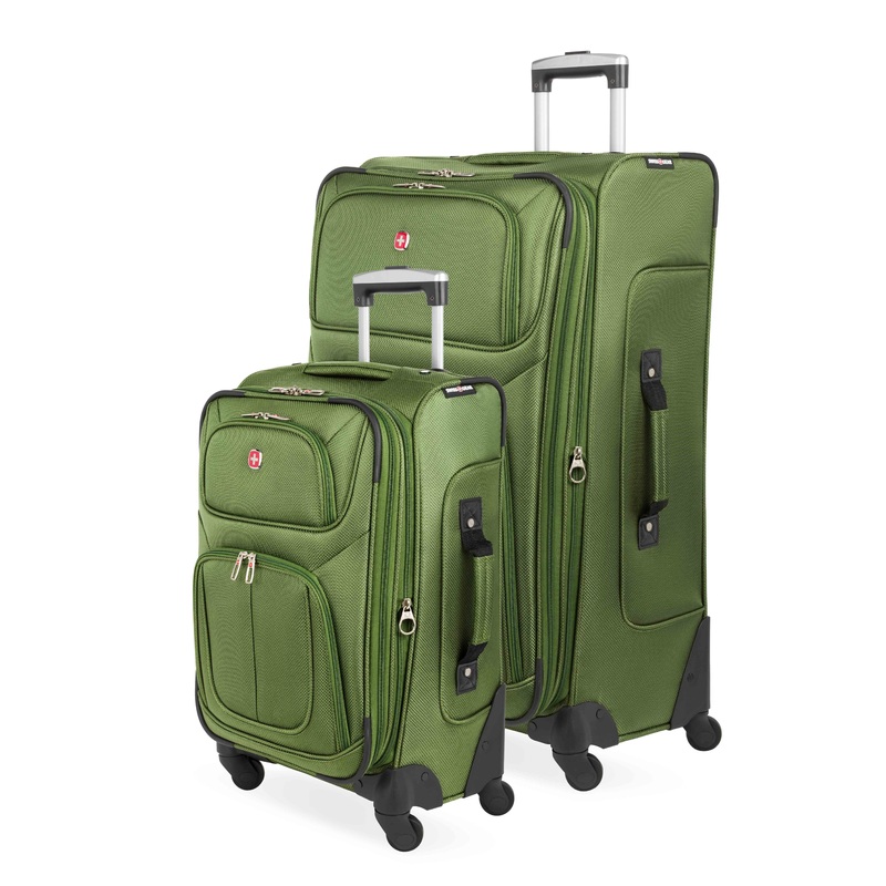 SWISSGEAR Sion 2-Piece Spinner Set in Evergreen