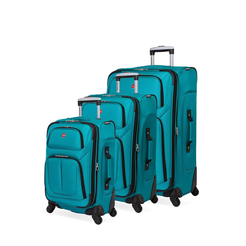 SWISSGEAR Sion 3-Piece Spinner Set in Teal