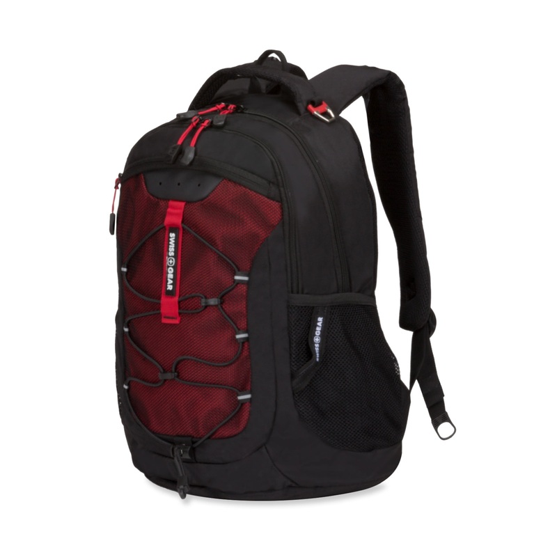 SWISSGEAR 5725 Backpack in Black/Red
