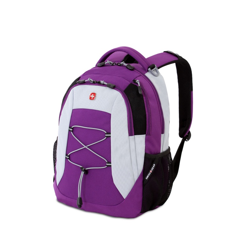SWISSGEAR 5933 Backpack in Purple/Light Grey