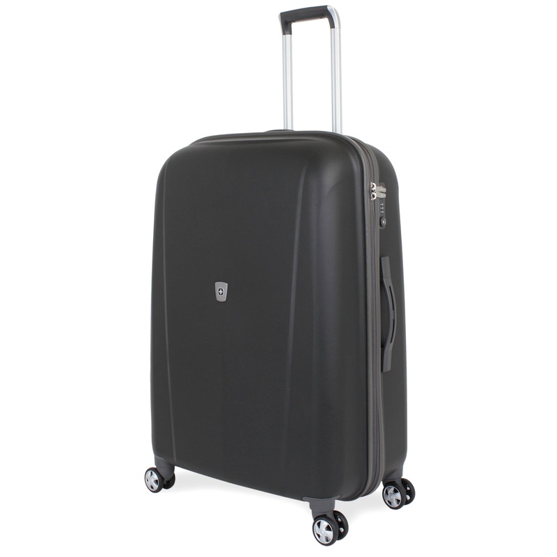 SWISSGEAR 6150 Large Checked Spinner in Black