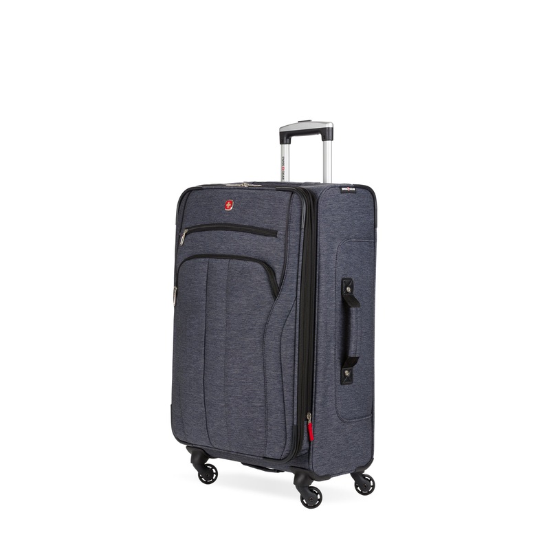 SWISSGEAR 7732 Medium Checked Spinner in Blue