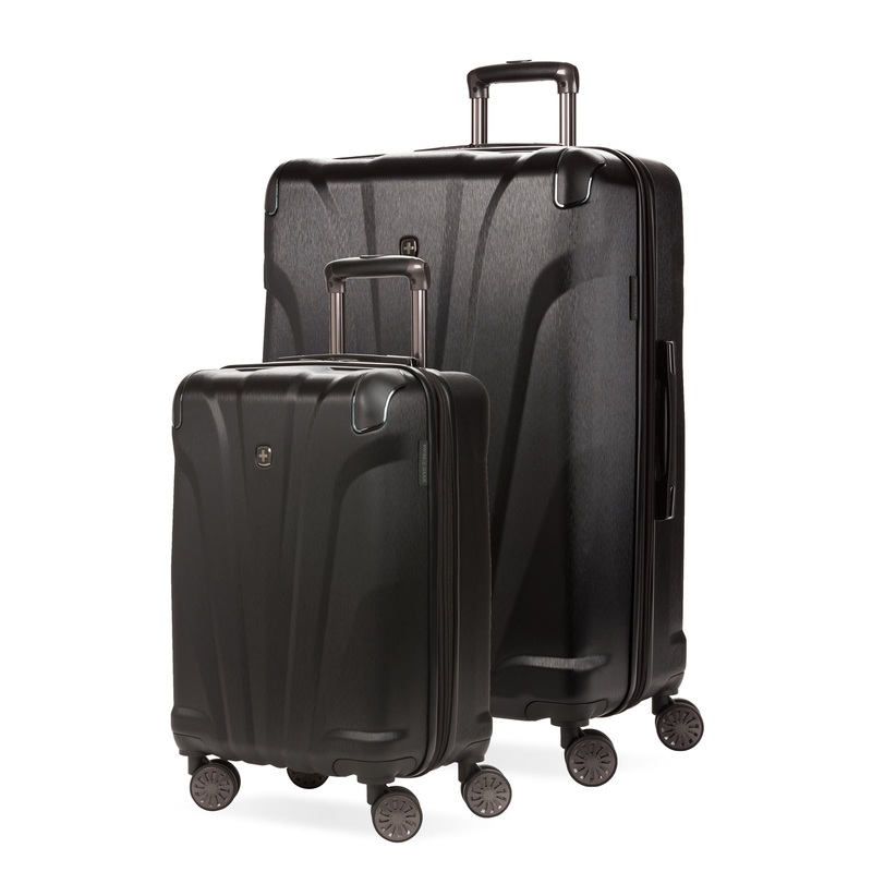 SWISSGEAR Cascade 2-Piece Spinner Set in Black