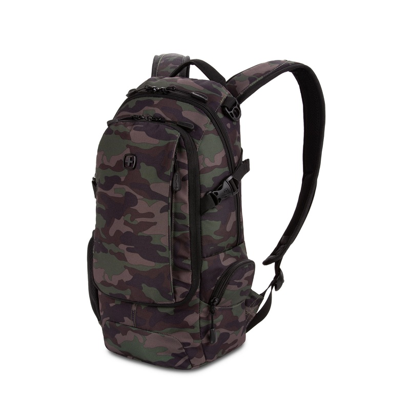 SWISSGEAR City Pack Backpack in Green Camo