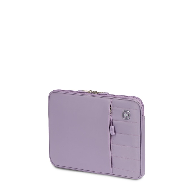 SWISSGEAR Micro Twill 13" Padded Laptop Sleeve in Lilac