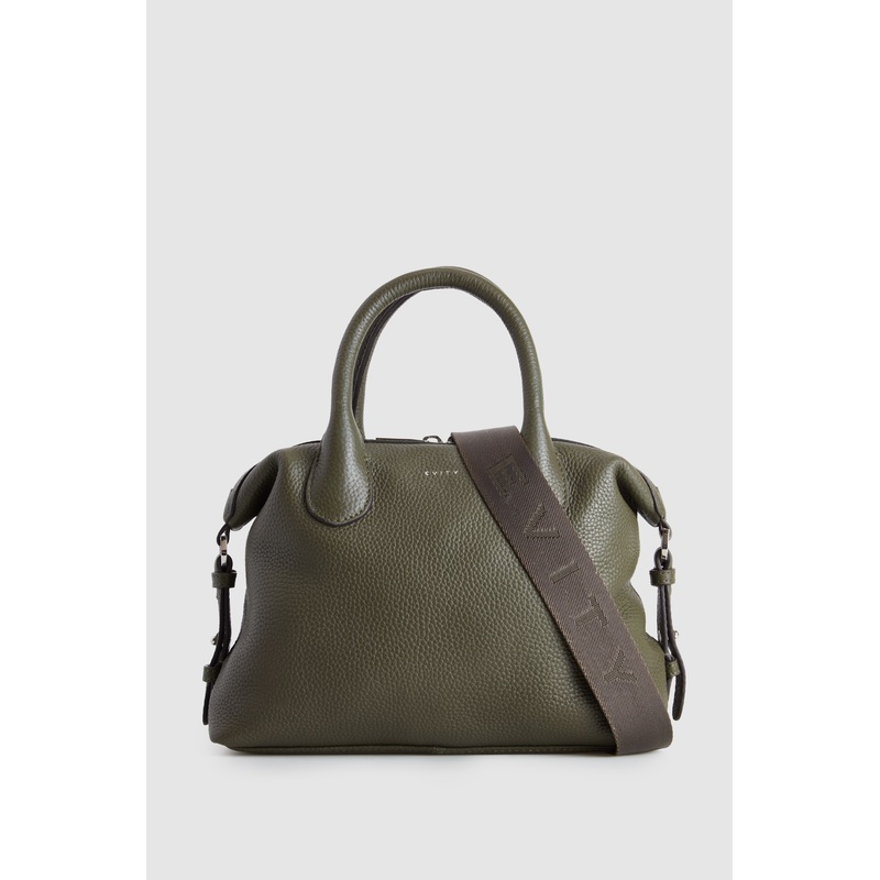 Grace Leather Midi Tote Bag