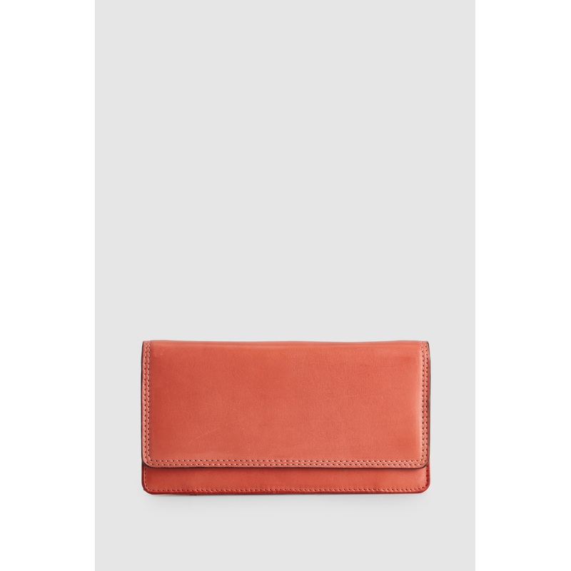 Maya Leather Large Clutch