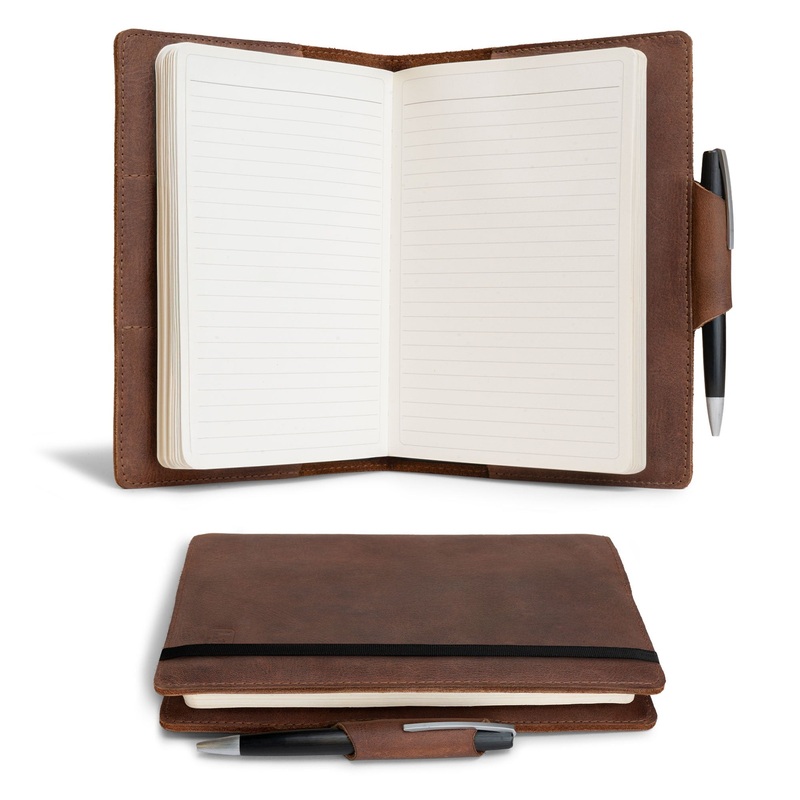 A5 Notebook Cover with Card Slots
