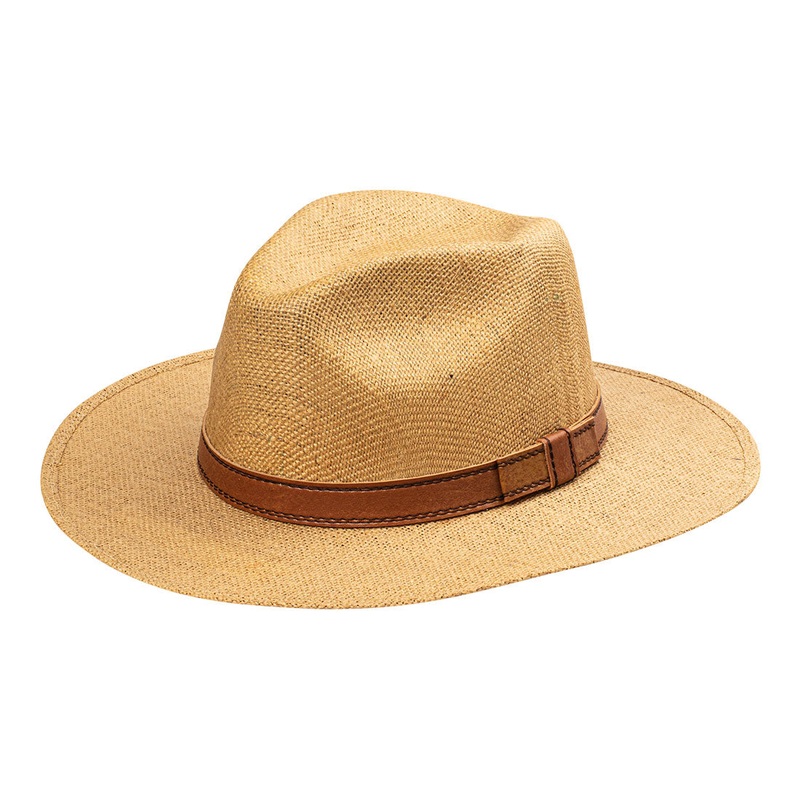 Indiana Eastwood Cowboy Style Hat Handmade from 100% Oaxacan Jute - Cafe Con Leche