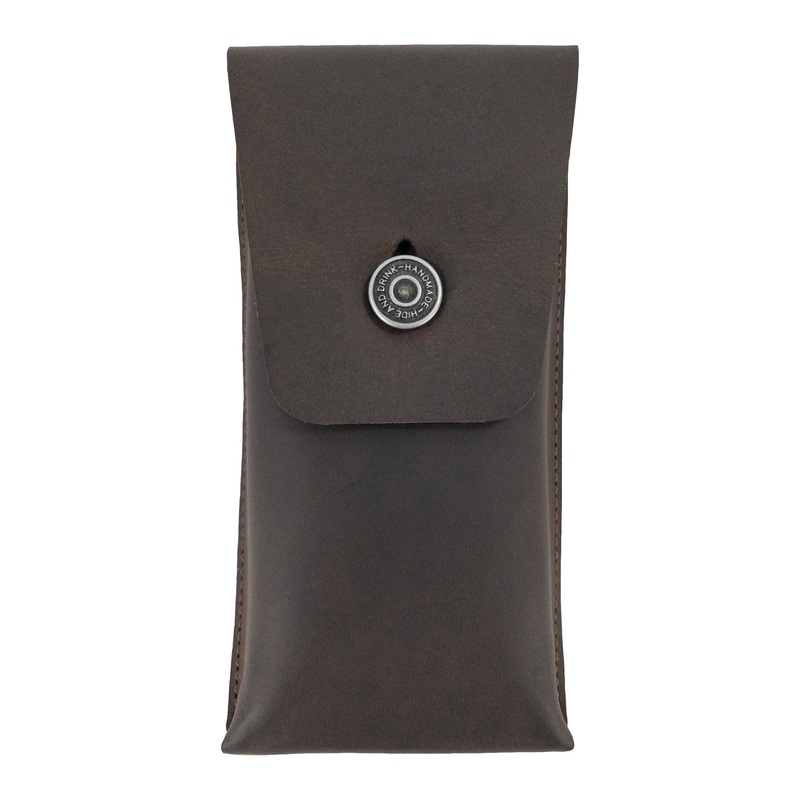 Rectangular Pencil Case with Button Closure