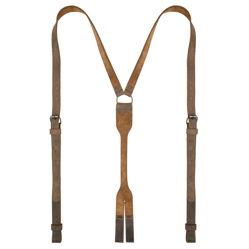 Thin Y Back Suspenders with Belt Loops