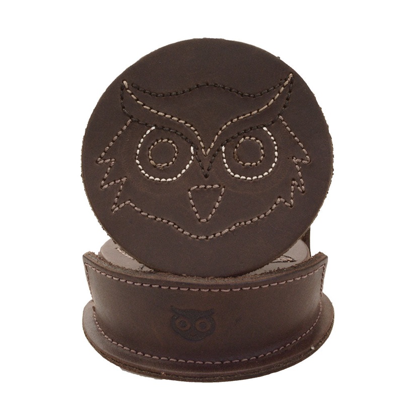 Wild Owl Classic Shaped Coaster Set (6-Pack)