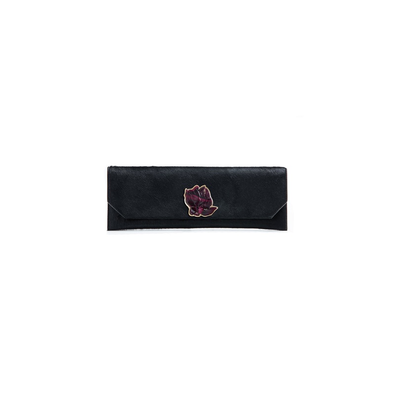 Cavallino Leather Clutch