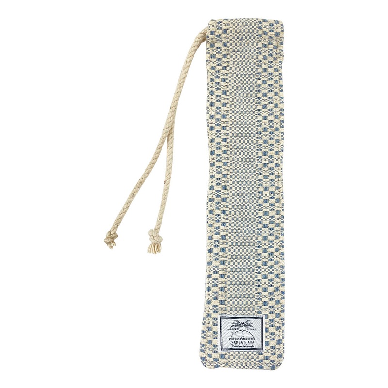 Repurposed Denim Reusable Straw Bag