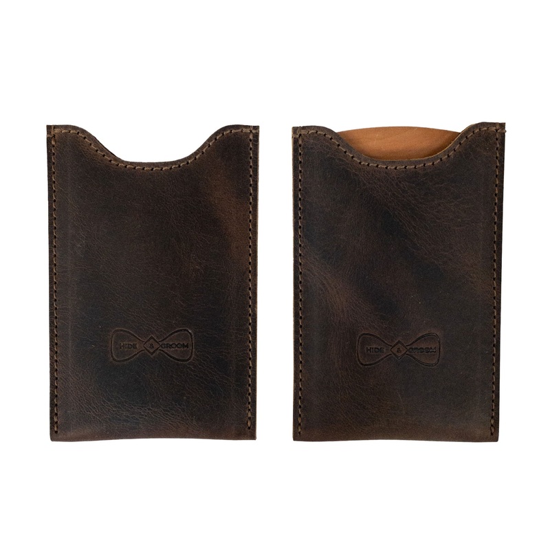 Set of 2 Wooden Hair Comb Sleeves for Groomsmen