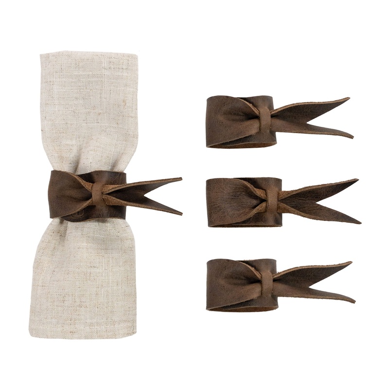 Set of 4 Napkin Rings for Weddings