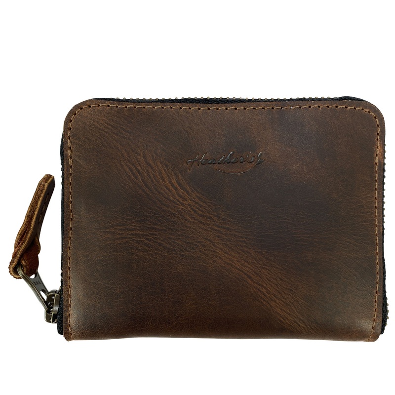 Zippered Wallet with Inner Pouch