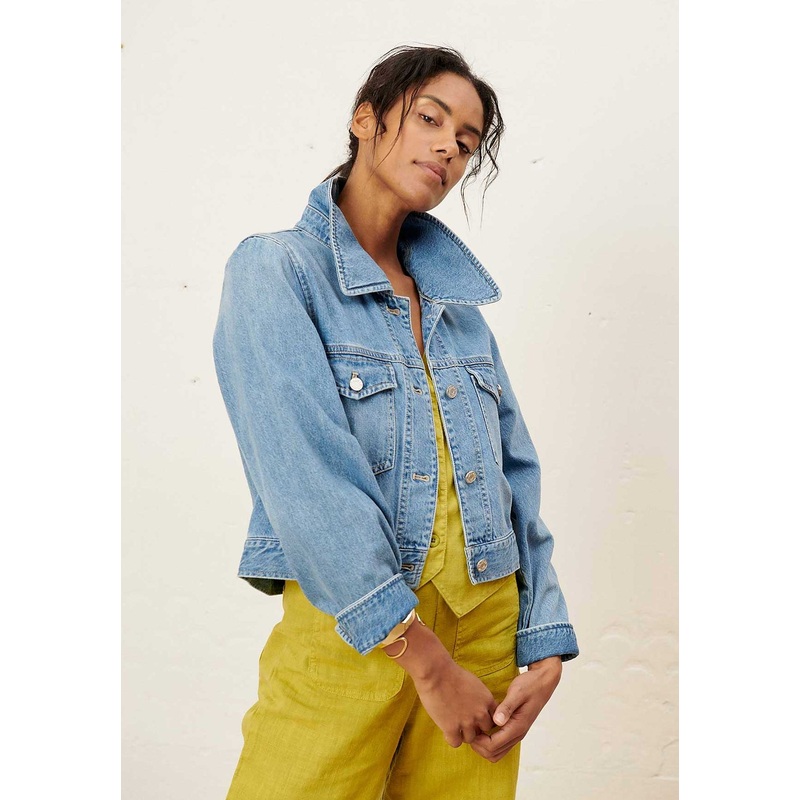 Denim Jacket Boxy Deni Boxy Denim In-21