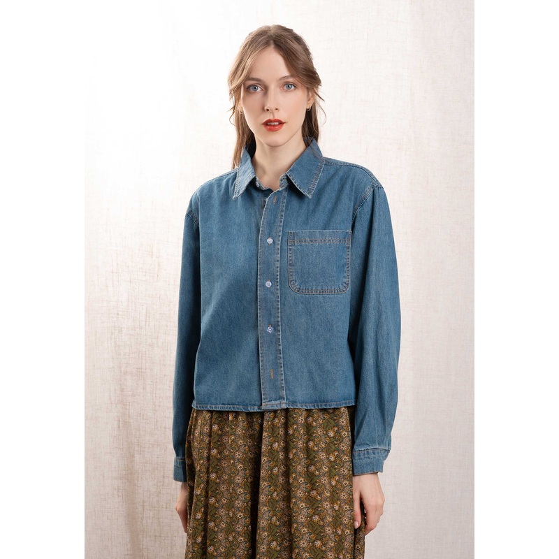 Denim Jacket Sc155 Blue-Jeans