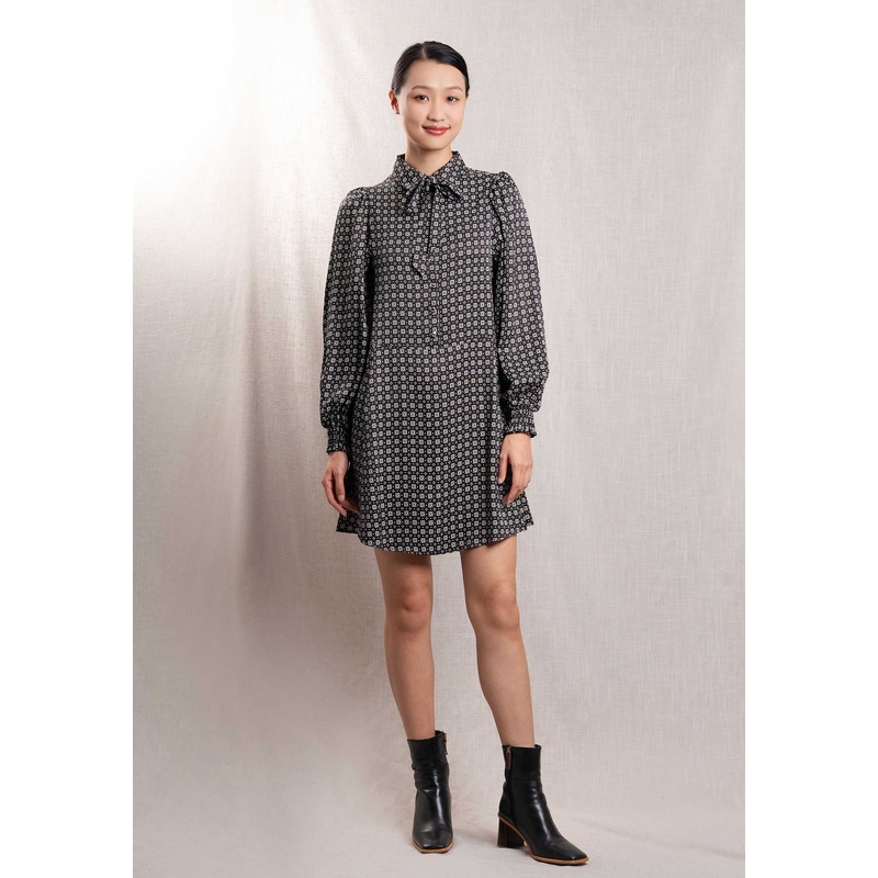Dress Rosie G Rosie Geometriqu Noir