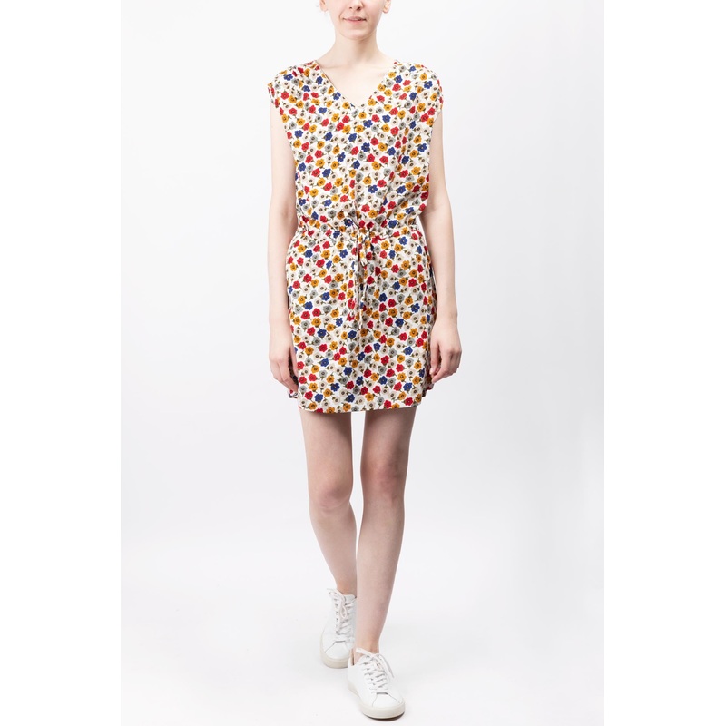Printed Tie-waist Dress