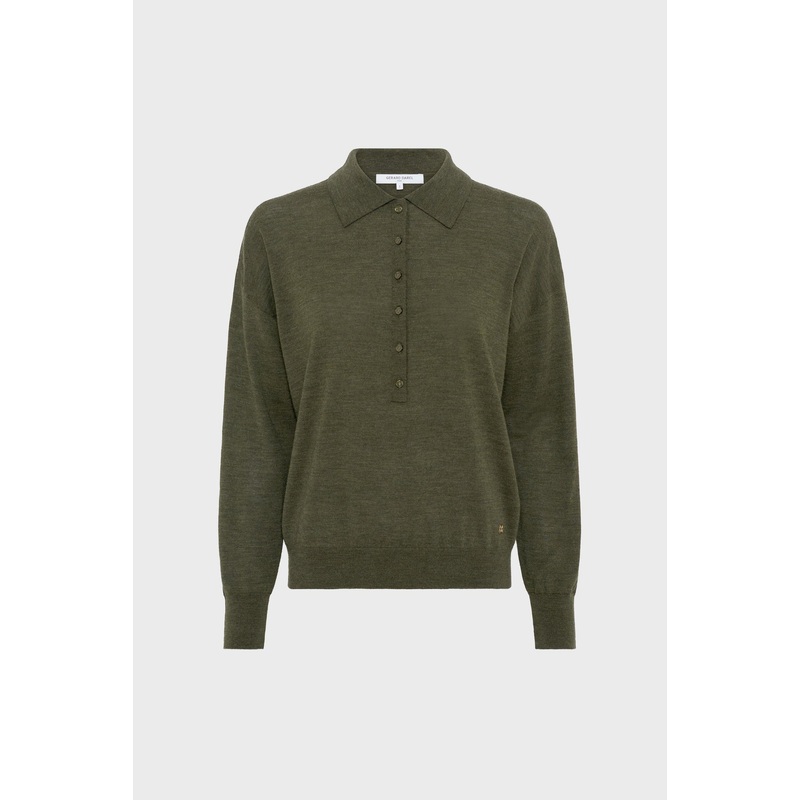 Pullover/vest Emeline Dcu04c222 Khaki-Green