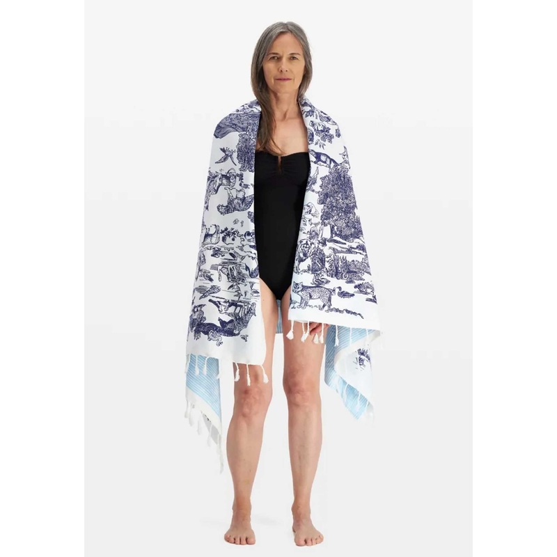 Scarf Fouta 100 Reverie Fo17rev00 Blanc-White