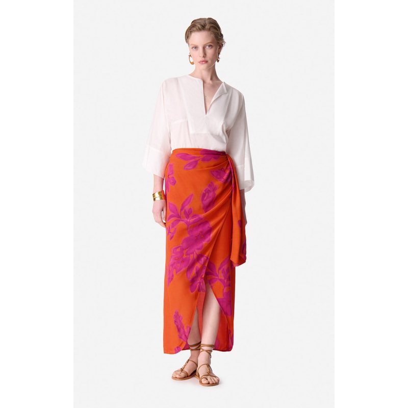 Skirt Ewa 5eva86-v07732 Orange