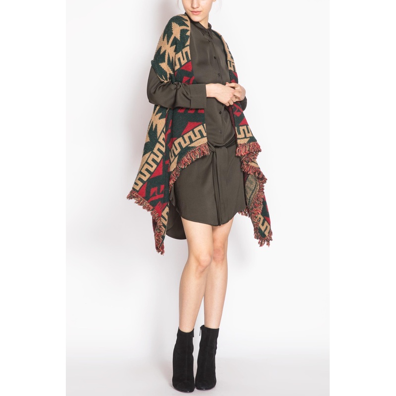 Sleeveless Knitted Coat