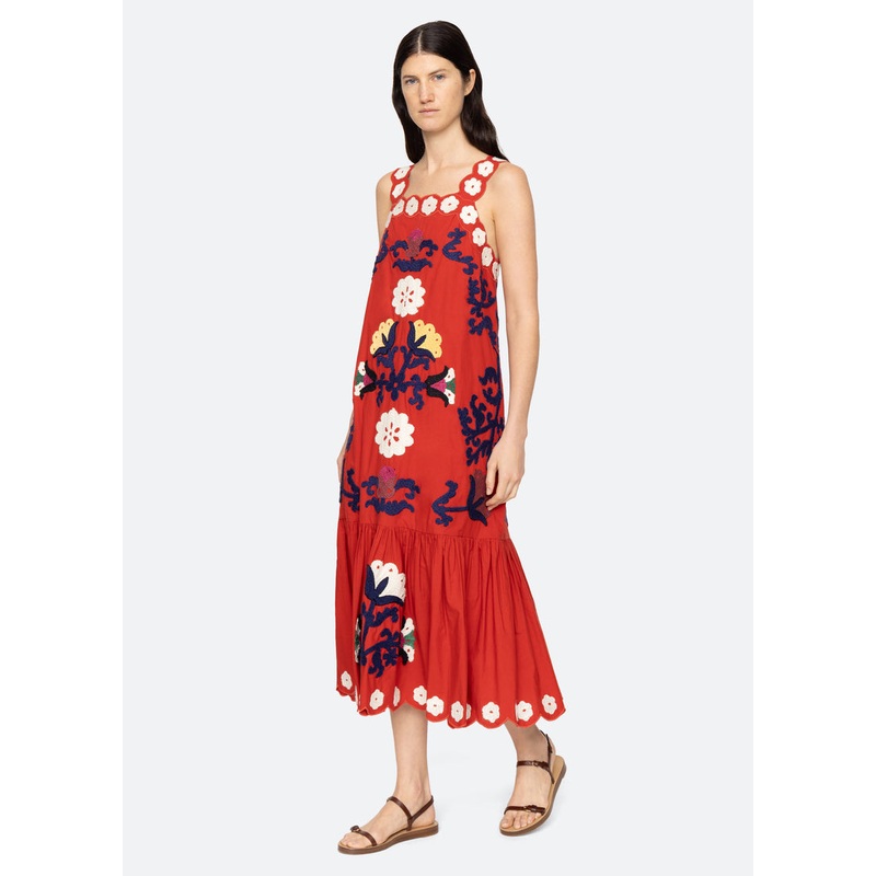Catrine Applique Tank D Pf25-009 Red