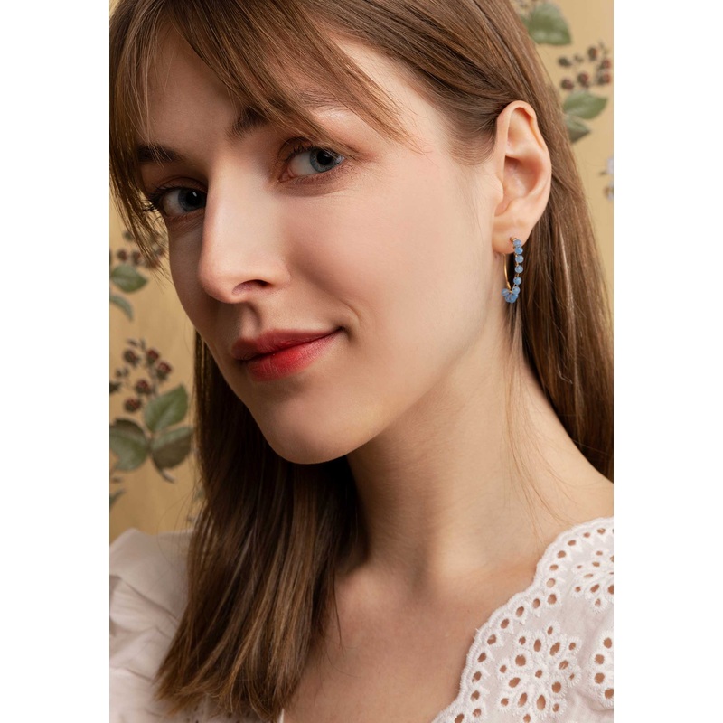 Earring A2026er01-1 A2026er01-17 Aigue-Marine